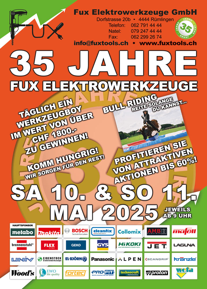 35 Jahre Fux Elektrowerkzeuge GmbH