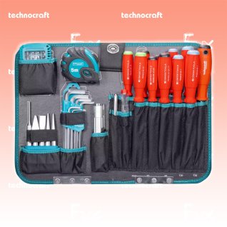 Technocraft PRO CHROME PREMIUM ABS-Werkzeugkoffer 