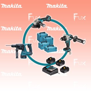 Makita Bürstenlose Mega-Combo SET / 3-teilig