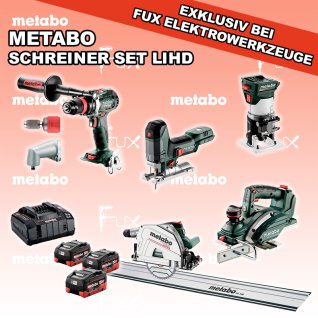 Metabo  Schreiner Set 4 LiHD