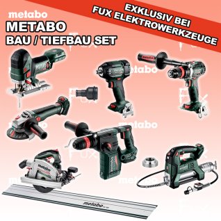 Metabo Bau / Tiefbau Set 3 SOLO