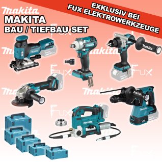 Makita Bau / Tiefbau Set 8 SOLO