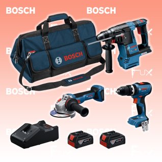 Bosch Professional 3 tlg. Combo Kit 18V GSB + GBH + GWS