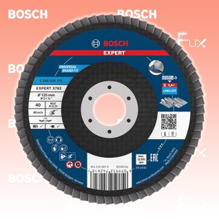 Bosch Expert Fächerschleifscheibe X782, ⌀ 125 mm, Korn  40